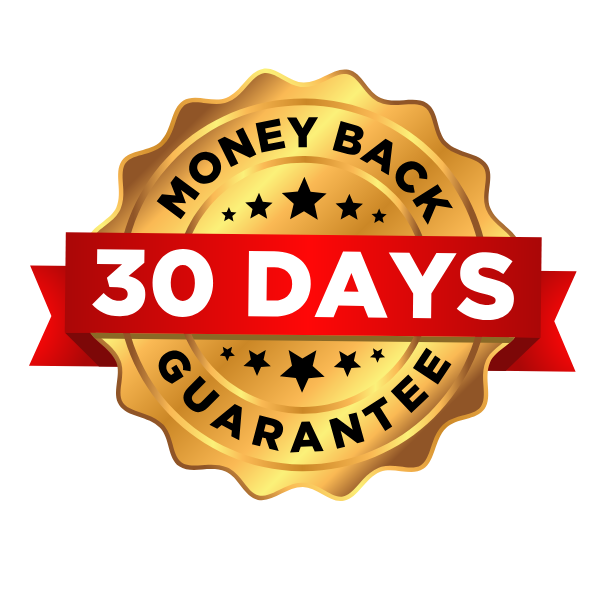 + 30 day Money back guarantee