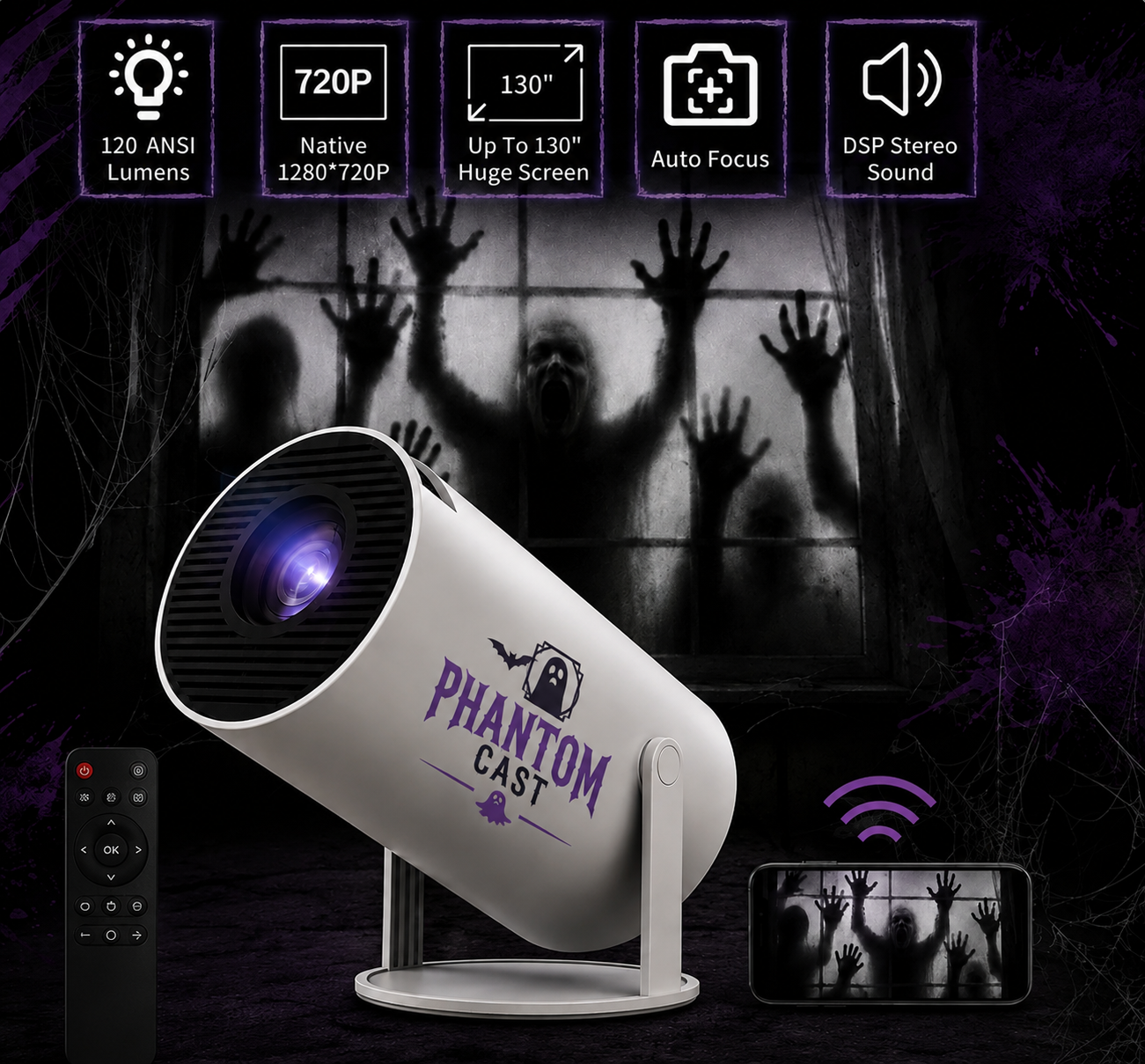 Phantomcast projector